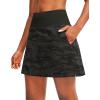 imageG Gradual Golf Skorts Skirts for Women with 5 Pockets Womens High Waisted Lightweight Athletic Skirt for Tennis RunningGreen Camo