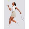 imageG Gradual Golf Skorts Skirts for Women with 5 Pockets Womens High Waisted Lightweight Athletic Skirt for Tennis RunningKhaki