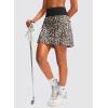 imageG Gradual Golf Skorts Skirts for Women with 5 Pockets Womens High Waisted Lightweight Athletic Skirt for Tennis RunningLeopard