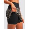 imageG Gradual Golf Skorts Skirts for Women with 5 Pockets Womens High Waisted Lightweight Athletic Skirt for Tennis RunningLeopard