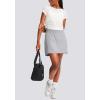 imageG Gradual Golf Skorts Skirts for Women with 5 Pockets Womens High Waisted Lightweight Athletic Skirt for Tennis RunningLight Grey