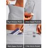 imageG Gradual Golf Skorts Skirts for Women with 5 Pockets Womens High Waisted Lightweight Athletic Skirt for Tennis RunningLight Grey