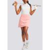 imageG Gradual Golf Skorts Skirts for Women with 5 Pockets Womens High Waisted Lightweight Athletic Skirt for Tennis RunningLight Pink