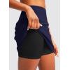 imageG Gradual Golf Skorts Skirts for Women with 5 Pockets Womens High Waisted Lightweight Athletic Skirt for Tennis RunningNavy