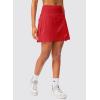 imageG Gradual Golf Skorts Skirts for Women with 5 Pockets Womens High Waisted Lightweight Athletic Skirt for Tennis RunningRed