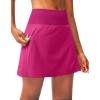 imageG Gradual Golf Skorts Skirts for Women with 5 Pockets Womens High Waisted Lightweight Athletic Skirt for Tennis RunningRosy