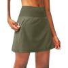 imageG Gradual Golf Skorts Skirts for Women with 5 Pockets Womens High Waisted Lightweight Athletic Skirt for Tennis RunningSage Grey
