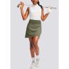 imageG Gradual Golf Skorts Skirts for Women with 5 Pockets Womens High Waisted Lightweight Athletic Skirt for Tennis RunningSage Grey