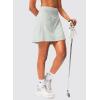 imageG Gradual Golf Skorts Skirts for Women with 5 Pockets Womens High Waisted Lightweight Athletic Skirt for Tennis RunningSilver