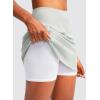 imageG Gradual Golf Skorts Skirts for Women with 5 Pockets Womens High Waisted Lightweight Athletic Skirt for Tennis RunningSilver