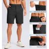 imageG Gradual Mens Casual Shorts 7quot 9quot Lightweight 4 Pockets Stretch QuickDry Summer Shorts for Golf Work Hiking TripsBlack