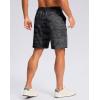 imageG Gradual Mens Casual Shorts 7quot 9quot Lightweight 4 Pockets Stretch QuickDry Summer Shorts for Golf Work Hiking TripsBlack Camo