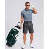 imageG Gradual Mens Casual Shorts 7quot 9quot Lightweight 4 Pockets Stretch QuickDry Summer Shorts for Golf Work Hiking TripsBlack Camo