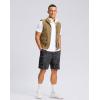 imageG Gradual Mens Casual Shorts 7quot 9quot Lightweight 4 Pockets Stretch QuickDry Summer Shorts for Golf Work Hiking TripsBlack Camo