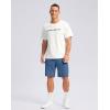 imageG Gradual Mens Casual Shorts 7quot 9quot Lightweight 4 Pockets Stretch QuickDry Summer Shorts for Golf Work Hiking TripsBlue