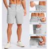 imageG Gradual Mens Casual Shorts 7quot 9quot Lightweight 4 Pockets Stretch QuickDry Summer Shorts for Golf Work Hiking TripsBright Gray