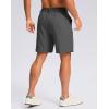imageG Gradual Mens Casual Shorts 7quot 9quot Lightweight 4 Pockets Stretch QuickDry Summer Shorts for Golf Work Hiking TripsCharcoal