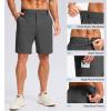 imageG Gradual Mens Casual Shorts 7quot 9quot Lightweight 4 Pockets Stretch QuickDry Summer Shorts for Golf Work Hiking TripsCharcoal