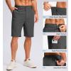 imageG Gradual Mens Casual Shorts 7quot 9quot Lightweight 4 Pockets Stretch QuickDry Summer Shorts for Golf Work Hiking TripsCharcoal