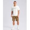 imageG Gradual Mens Casual Shorts 7quot 9quot Lightweight 4 Pockets Stretch QuickDry Summer Shorts for Golf Work Hiking TripsDark Khaki