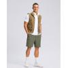 imageG Gradual Mens Casual Shorts 7quot 9quot Lightweight 4 Pockets Stretch QuickDry Summer Shorts for Golf Work Hiking TripsGrey Sage