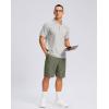 imageG Gradual Mens Casual Shorts 7quot 9quot Lightweight 4 Pockets Stretch QuickDry Summer Shorts for Golf Work Hiking TripsGrey Sage