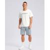 imageG Gradual Mens Casual Shorts 7quot 9quot Lightweight 4 Pockets Stretch QuickDry Summer Shorts for Golf Work Hiking TripsLight Grey