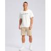 imageG Gradual Mens Casual Shorts 7quot 9quot Lightweight 4 Pockets Stretch QuickDry Summer Shorts for Golf Work Hiking TripsLight Khaki