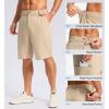 imageG Gradual Mens Casual Shorts 7quot 9quot Lightweight 4 Pockets Stretch QuickDry Summer Shorts for Golf Work Hiking TripsLight Khaki