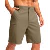 imageG Gradual Mens Casual Shorts 7quot 9quot Lightweight 4 Pockets Stretch QuickDry Summer Shorts for Golf Work Hiking TripsMedium Khaki