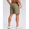 imageG Gradual Mens Casual Shorts 7quot 9quot Lightweight 4 Pockets Stretch QuickDry Summer Shorts for Golf Work Hiking TripsMedium Khaki