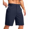 imageG Gradual Mens Casual Shorts 7quot 9quot Lightweight 4 Pockets Stretch QuickDry Summer Shorts for Golf Work Hiking TripsNavy