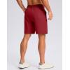 imageG Gradual Mens Casual Shorts 7quot 9quot Lightweight 4 Pockets Stretch QuickDry Summer Shorts for Golf Work Hiking TripsRed