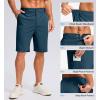 imageG Gradual Mens Casual Shorts 7quot 9quot Lightweight 4 Pockets Stretch QuickDry Summer Shorts for Golf Work Hiking TripsTibetan Blue