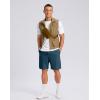 imageG Gradual Mens Casual Shorts 7quot 9quot Lightweight 4 Pockets Stretch QuickDry Summer Shorts for Golf Work Hiking TripsTibetan Blue