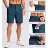 imageG Gradual Mens Casual Shorts 7quot 9quot Lightweight 4 Pockets Stretch QuickDry Summer Shorts for Golf Work Hiking TripsTibetan Blue
