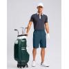 imageG Gradual Mens Casual Shorts 7quot 9quot Lightweight 4 Pockets Stretch QuickDry Summer Shorts for Golf Work Hiking TripsTibetan Blue