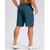 imageG Gradual Mens Casual Shorts 7quot 9quot Lightweight 4 Pockets Stretch QuickDry Summer Shorts for Golf Work Hiking TripsTibetan Blue