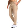 imageG Gradual Mens Golf Pants Stretch Dress Casual Pants 30quot32quot34quot Lightweight Work Travel Slacks for Men with 4 PocketsKhaki