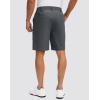 imageG Gradual Mens Golf Shorts with 5 Pockets 9quot Light Weight Stretch Quick Dry Casual Dress Work Shorts for MenDark Grey
