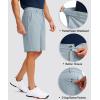 imageG Gradual Mens Golf Shorts with 5 Pockets 9quot Light Weight Stretch Quick Dry Casual Dress Work Shorts for MenLight Grey