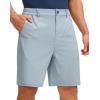 imageG Gradual Mens Golf Shorts with 5 Pockets 9quot Light Weight Stretch Quick Dry Casual Dress Work Shorts for MenLight Grey
