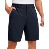 imageG Gradual Mens Golf Shorts with 5 Pockets 9quot Light Weight Stretch Quick Dry Casual Dress Work Shorts for MenNavy