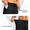 imageG Gradual Mens Gym Shorts wtih Zipper Pocket 9quot Athletic Basketball Mesh Shorts for Men Workout Quick Dry LightiweightBlack