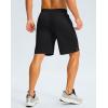 imageG Gradual Mens Gym Shorts wtih Zipper Pocket 9quot Athletic Basketball Mesh Shorts for Men Workout Quick Dry LightiweightBlack