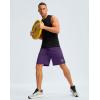 imageG Gradual Mens Gym Shorts wtih Zipper Pocket 9quot Athletic Basketball Mesh Shorts for Men Workout Quick Dry LightiweightCobalt Purple