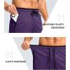 imageG Gradual Mens Gym Shorts wtih Zipper Pocket 9quot Athletic Basketball Mesh Shorts for Men Workout Quick Dry LightiweightCobalt Purple