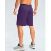 imageG Gradual Mens Gym Shorts wtih Zipper Pocket 9quot Athletic Basketball Mesh Shorts for Men Workout Quick Dry LightiweightCobalt Purple