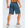 imageG Gradual Mens Gym Shorts wtih Zipper Pocket 9quot Athletic Basketball Mesh Shorts for Men Workout Quick Dry LightiweightDusty Blue