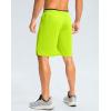 imageG Gradual Mens Gym Shorts wtih Zipper Pocket 9quot Athletic Basketball Mesh Shorts for Men Workout Quick Dry LightiweightHighlight Yellow
